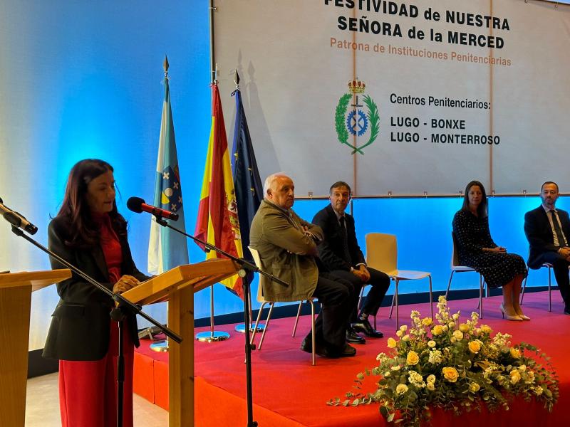 Isabel Rodríguez agradece la labor de los funcionarios de los Centros de Monterroso y Bonxe en la reinserción de las personas internas
