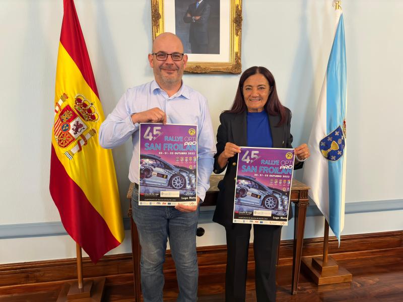 Isabel Rodríguez anima a los asistentes del Rally San Froilán a disfrutar de esta 45 edición “siguiendo las normas” para el buen funcionamiento de la prueba