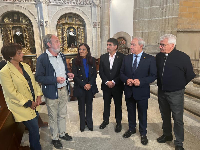 Pedro Blanco pone en valor en Monforte la apuesta del Gobierno por el Patrimonio Cultural con una inversión de casi 700.000 euros para la recuperación de la Iglesia de San Vicente de O Pino