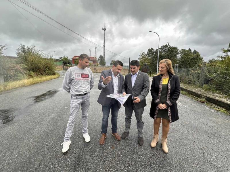 Pedro Blanco subraya la apuesta del Gobierno por la transformación de los pequeños ayuntamientos con la inversión de 580.000 € en la mejora de la calidad urbana de Cuntis