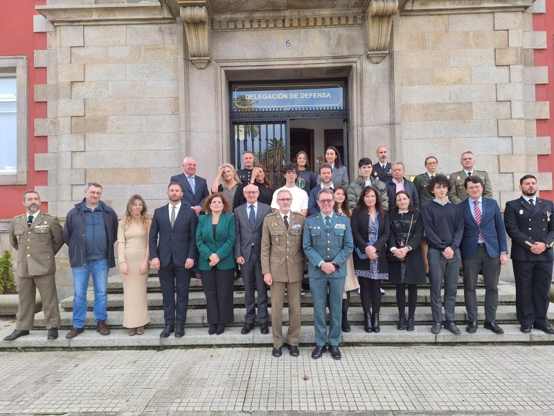 María Rivas asistió a los actos del Día de la Delegación de Defensa en Galicia con motivo del 27 aniversario de su creación