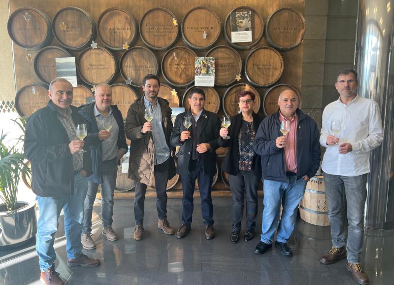 Pedro Blanco destaca la apuesta del Gobierno por el sector vitivinícola gallego, con más de 25 millones en ayudas para garantizar el crecimiento de las bodegas y fomentar el enoturismo