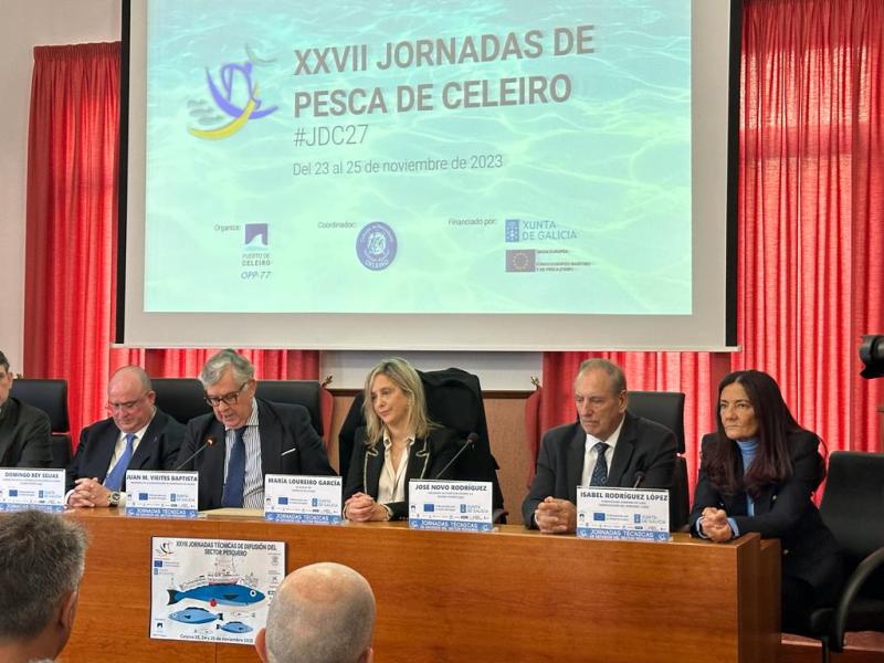 Isabel Rodríguez destaca la importancia que tienen las Jornadas de Celeiro para hablar de los asuntos que más preocupan al sector pesquero