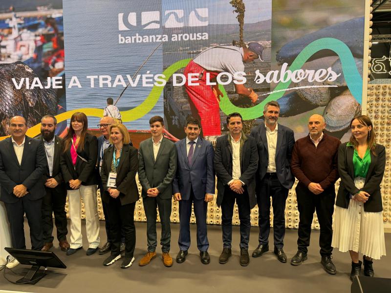 Pedro Blanco participa en Fitur en la presentación de la nueva campaña del Plan de Sostenibilidad Turística en Destino 'Geodestino Barbanza Arousa. Un viaje a través de los sabores