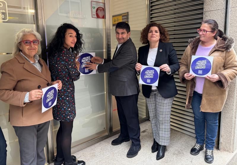 Pedro Blanco presenta os 56 novos Puntos Violeta en Galicia que servirán como lugares seguros para mulleres vítimas de agresións machistas