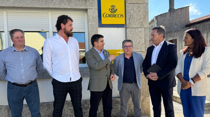 Pedro Blanco destaca en Taboada la apuesta del Gobierno por la mejora de los servicios en concellos pequeños con cerca de 1.000 carteros y carteras rurales en Galicia