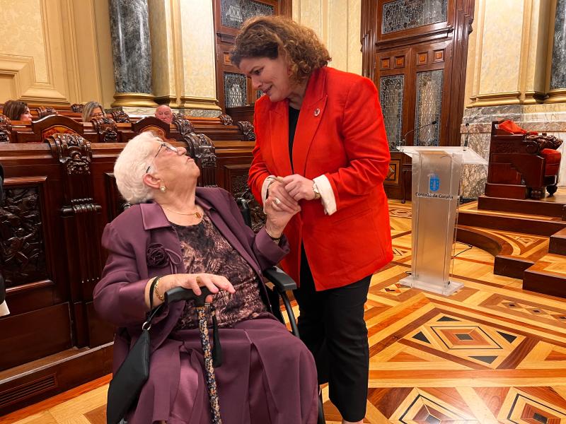 María Rivas destaca el papel de Maruxa Seijas como símbolo en la lucha contra el franquismo y en la defensa de las libertades