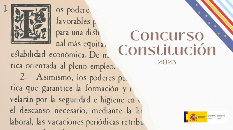 Concurso Escolar sobre a Constitución Española (*XXXIX Edición)