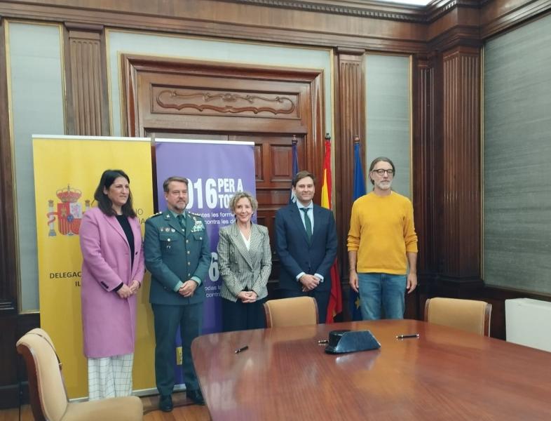 La Guàrdia Civil i els ajuntaments de Campos i Puigpunyent firmen el protocol d’adhesió al sistema Viogén 