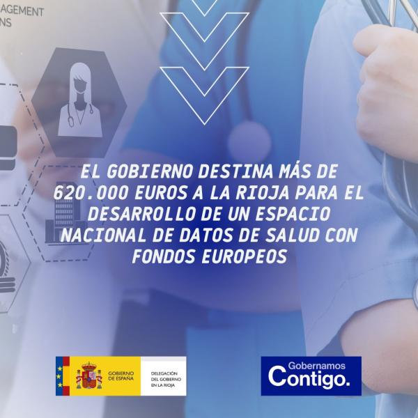 El Gobierno destina más de 620.000 euros a La Rioja para el desarrollo de un Espacio Nacional de Datos de Salud con fondos europeos