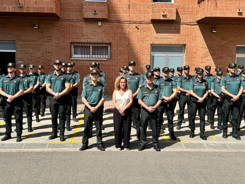 La 10ª Zona de la Guardia Civil en La Rioja se refuerza con 99 nuevos agentes

