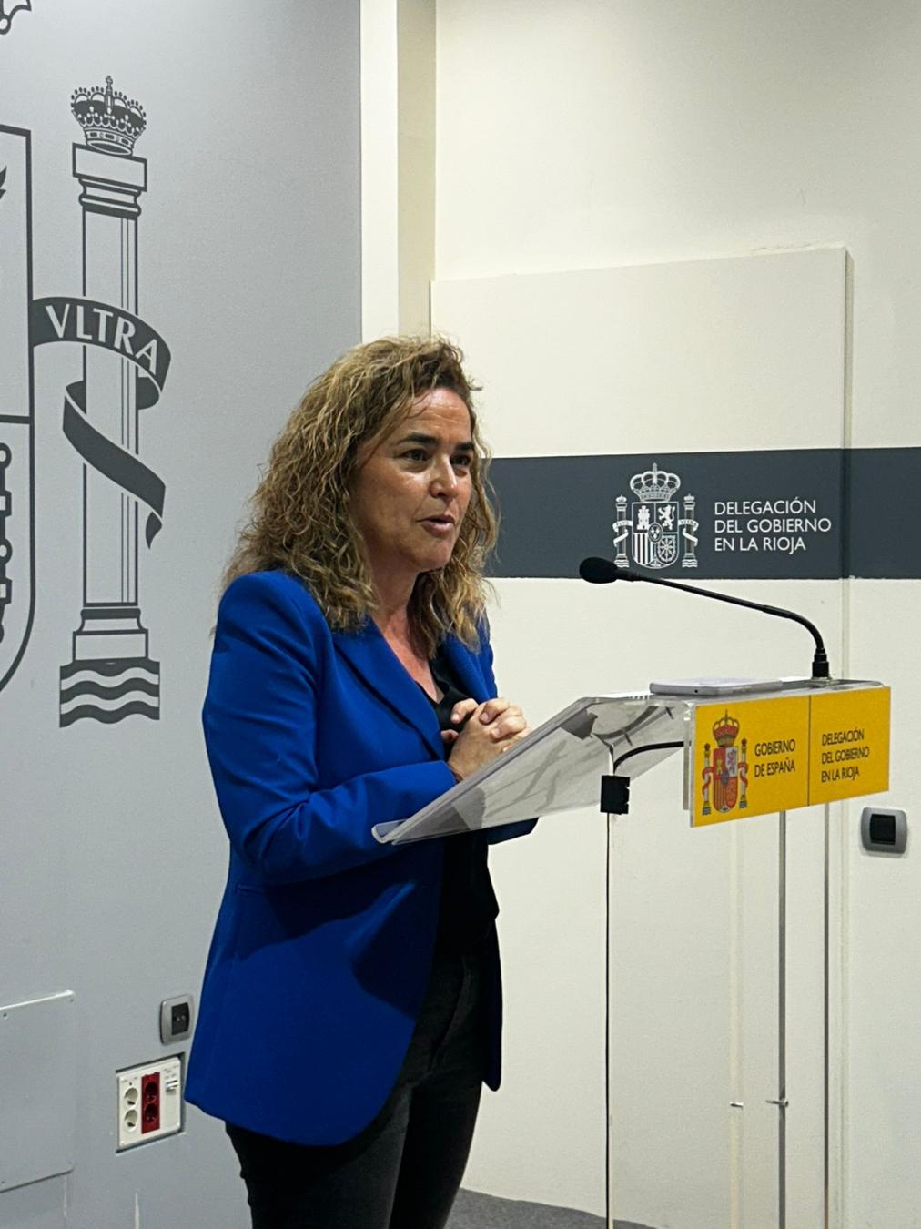 La delegada del Gobierno confirma que La Rioja y ayuntamientos riojanos recibirán en 2024 una financiación récord por parte del Estado La delegada del Gobierno confirma que La Rioja y ayuntamientos riojanos recibirán en 2024 una financiación récord por parte del Estado