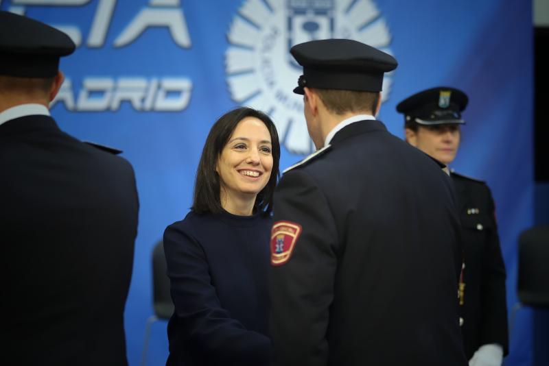 Mercedes González participa en el acto de entrega de nombramientos y acatamiento a la Constitución de la 53ª promoción de policías municipales de la ciudad de Madrid