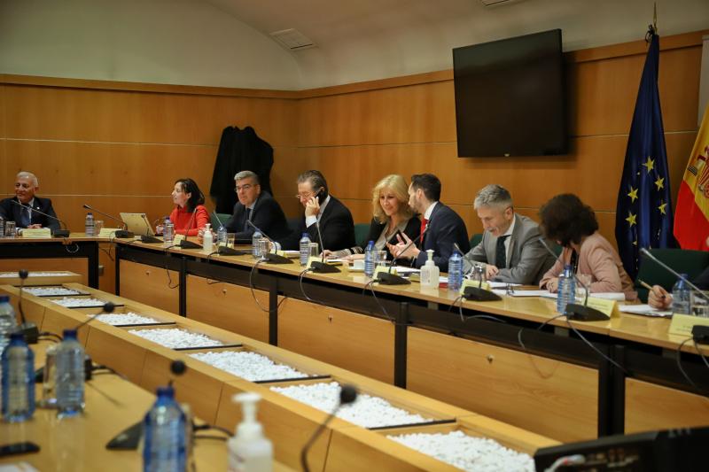 Mercedes González asiste a la reunión del ministro Grande-Marlaska con los delegados del Gobierno para reforzar la coordinación en políticas de Interior