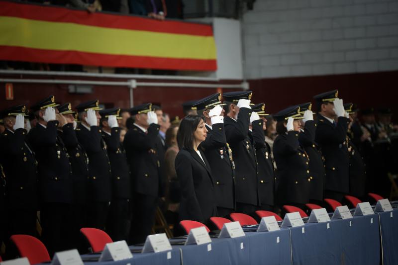 Mercedes González participa en el acto de jura y entrega de títulos de la 29⁰ promoción de inspectores jefes de la Policía Nacional
