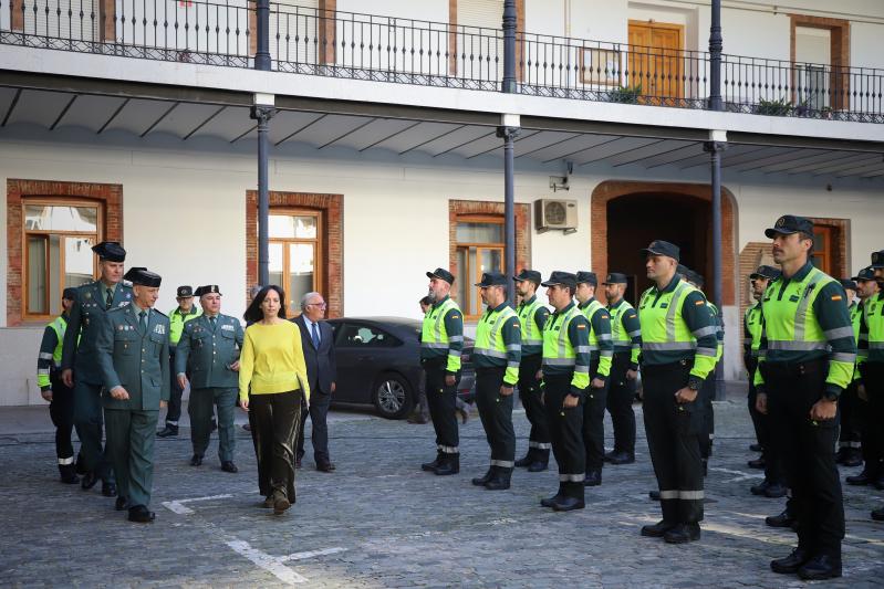 Mercedes González presenta a 76 nuevos agentes de Tráfico de la Guardia Civil, el refuerzo más importante de las últimas décadas