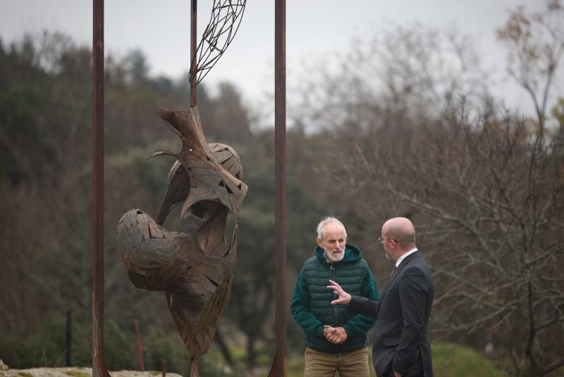 El escultor Luis Berrutti repasa su obra para la campaña #TalentosdeMadrid de la Delegación del Gobierno