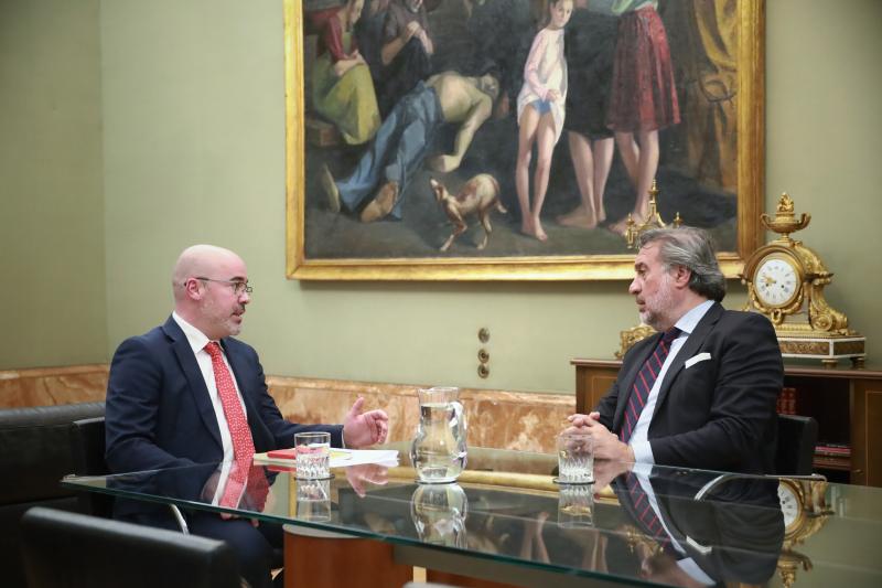 Francisco Martín se reúne con representantes de CEIM-CEOE y de la Cámara de Comercio de Madrid