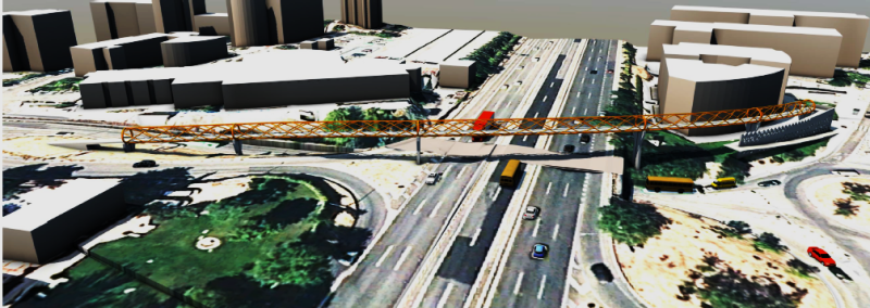 Transportes aprueba definitivamente el proyecto de trazado para construir una pasarela peatonal en la A-6, entre Aravaca y Valdemarín