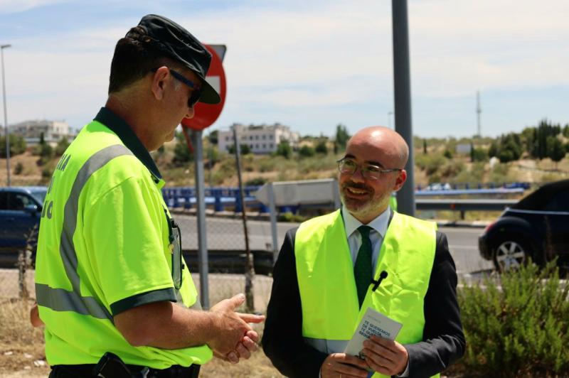 La Dirección General de Tráfico despliega en Madrid una campaña específica de control y de prevención de accidentes de motocicletas