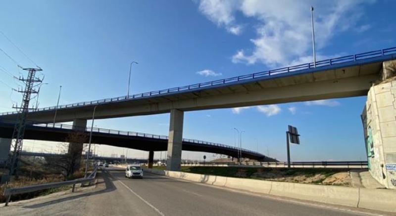 Transportes inicia las obras de rehabilitación en un puente de la M-50 a la altura de Torrejón de Ardoz, con una inversión de 1,25 millones de euros