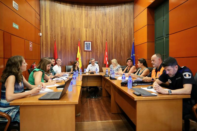 Revisión del dispositivo de seguridad organizado para las fiestas de Torrelaguna
