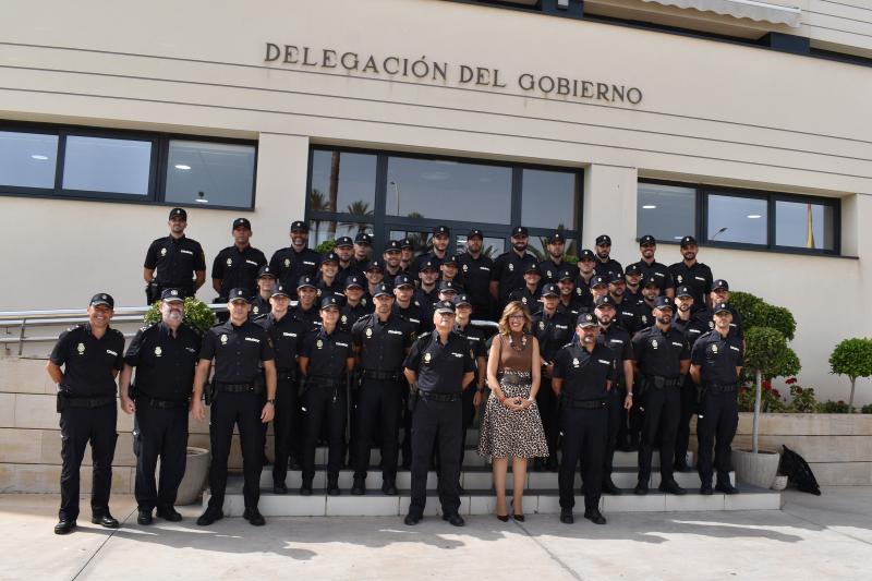Melilla recibe a 41 policías nacionales en prácticas que reforzarán la seguridad en la ciudad