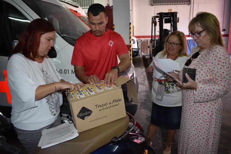 Arranca el reparto de alimentos del Gobierno para 900 familias desfavorecidas de Melilla