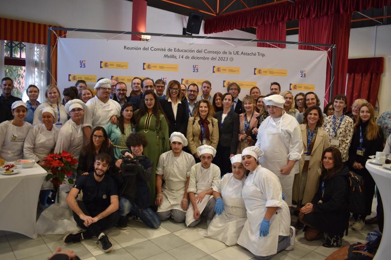 Los expertos de educación de los 27 países de la UE conocen de primera mano la gestión de la multiculturalidad en los centros educativos de Melilla