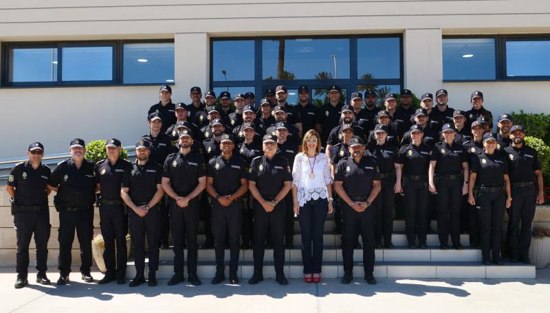 Melilla recibe a 41 policías nacionales en prácticas, que reforzarán la seguridad en la ciudad