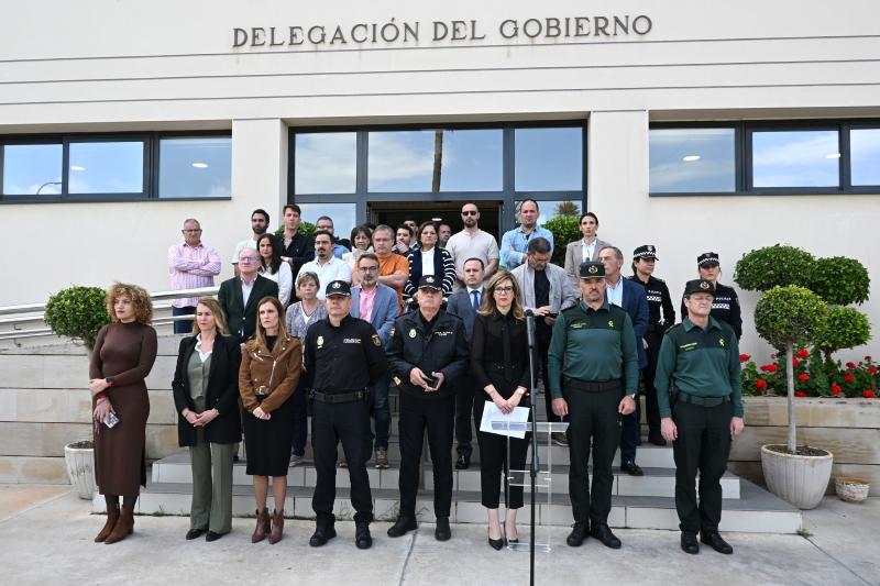 La Delegación del Gobierno muestra su repulsa por el asesinato por violencia de género de una menor de 5 años en Murcia