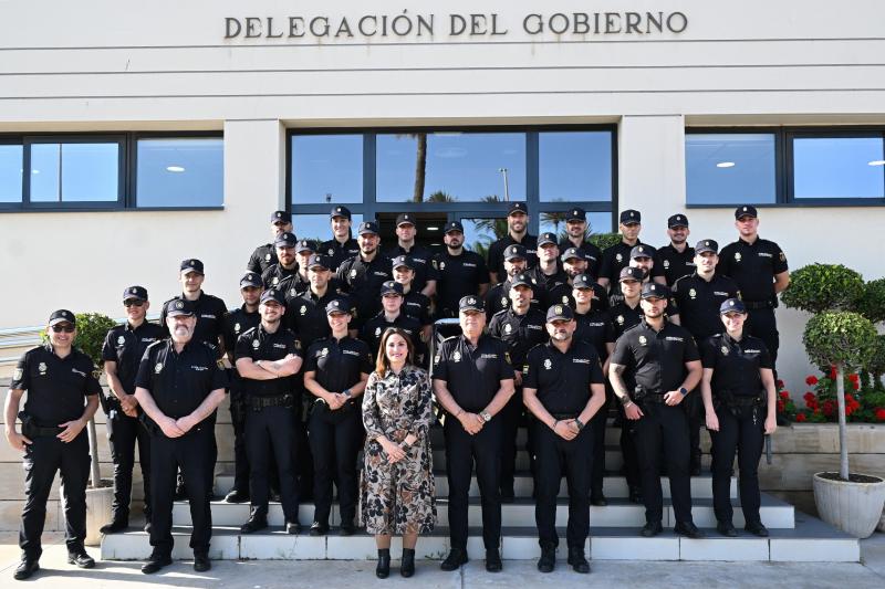 Acto de despedida de los 40 alumnos de la XXXIX Promoción de la Escala Básica de la Policía