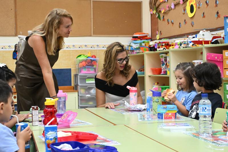 Delegación y Dirección Provincial trabajan para implantar el servicio de comedor en todos los colegios de Melilla