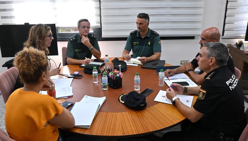 La Delegada se reúne con FyCSE para analizar los dispositivos de verano y feria