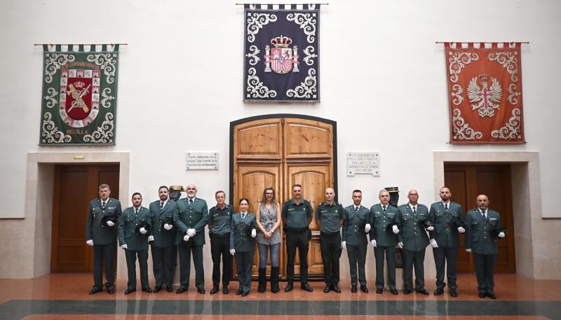 La Delegada da la bienvenida a 13 nuevos guardias civiles que se incorporan a la Comandancia La Delegada da la bienvenida a 13 nuevos guardias civiles que se incorporan a la Comandancia