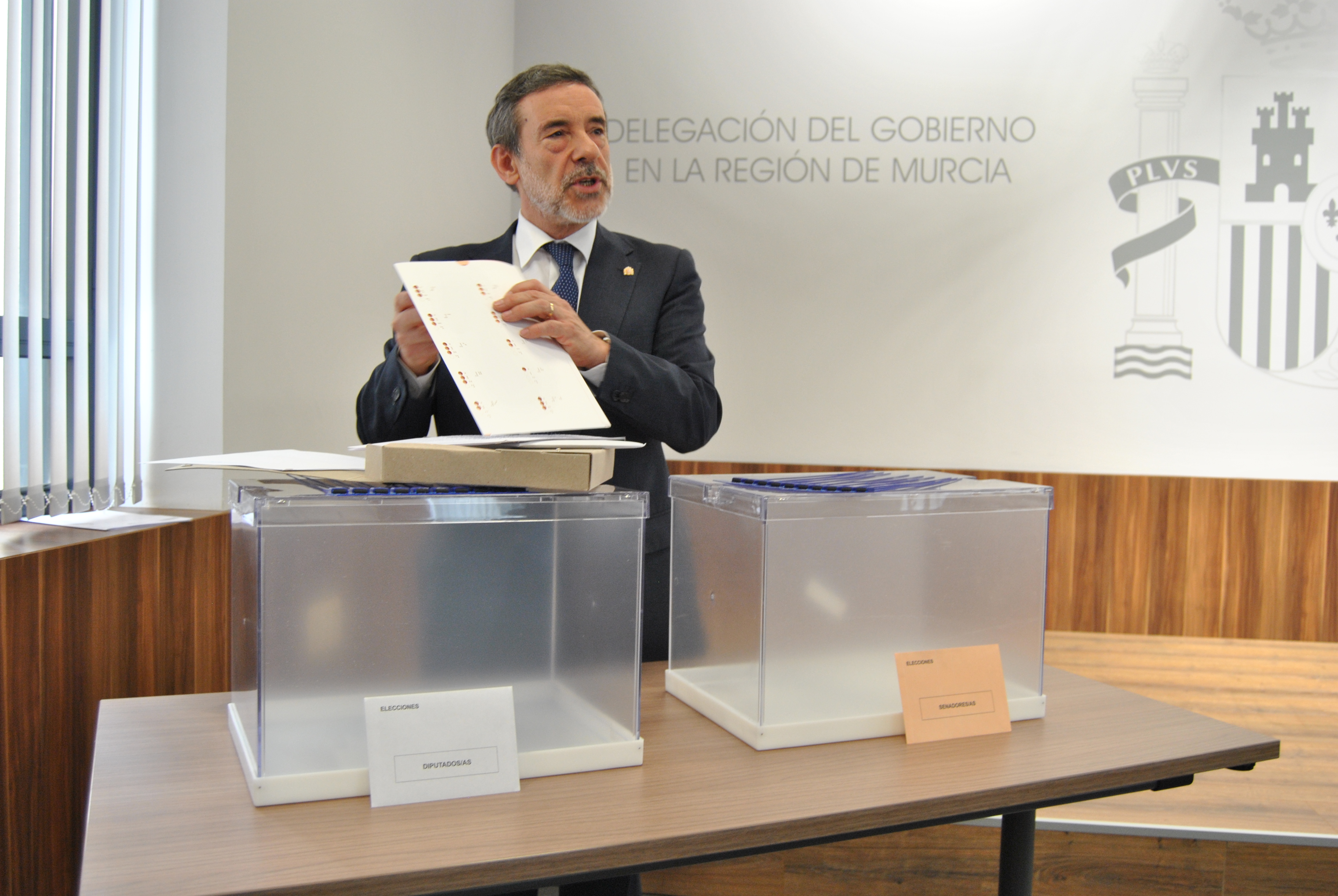 1.099.701 electores podrán votar en las Elecciones Generales del próximo domingo en la Región de Murcia