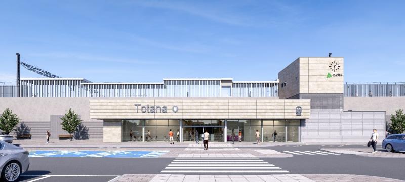 Transportes licita por 9,4 millones de euros la construcción de una nueva estación de tren en Totana