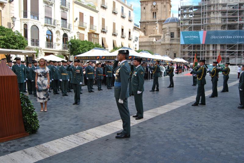 Guevara valora el carácter vertebrador de la Guardia Civil por su despliegue en las zonas menos pobladas de la Región de Murcia