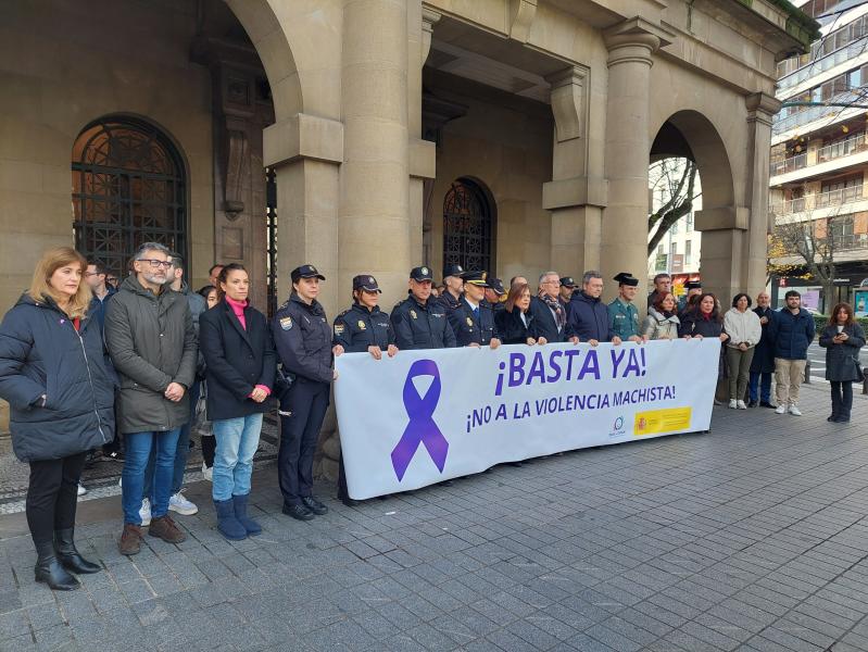 Concentración durante el minuto de silencio