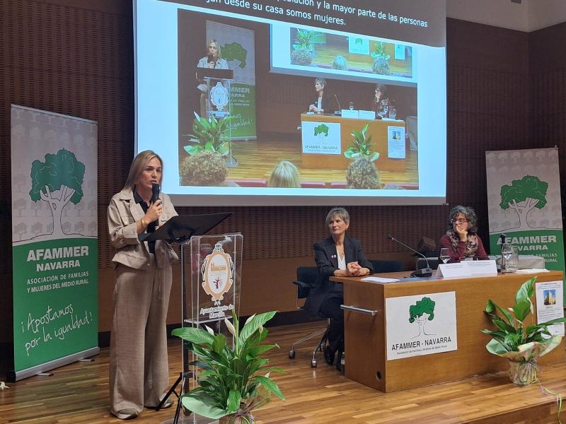 La delegada del Gobierno interviene en la clausura de la jornada de Afammer La delegada del Gobierno interviene en la clausura de la jornada de Afammer