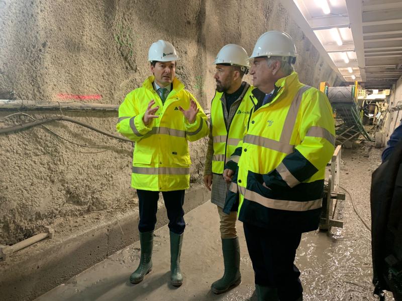 Adif AV avanza en los trabajos del túnel de Gaintxurizketa que impulsan las obras del tercer carril entre Astigarraga e Irun