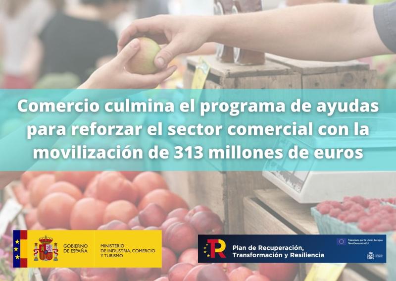 El Gobierno culmina el programa de ayudas para reforzar el sector comercial en el País Vasco con la movilización de más de 20,3 millones de euros