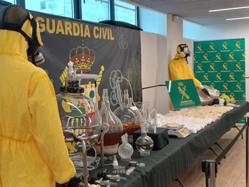 Desmantelado en Cataluña un sofisticado laboratorio “itinerante” de drogas sintéticas 