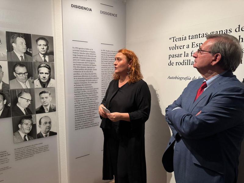 Inauguración de la exposición ‘Jorge Semprún. El largo viaje’ en la Biblioteca Nacional de España