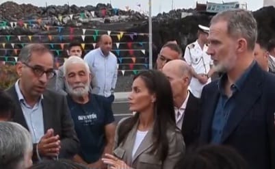VISITA DE LOS REYES A LA ISLA DE LA PALMA