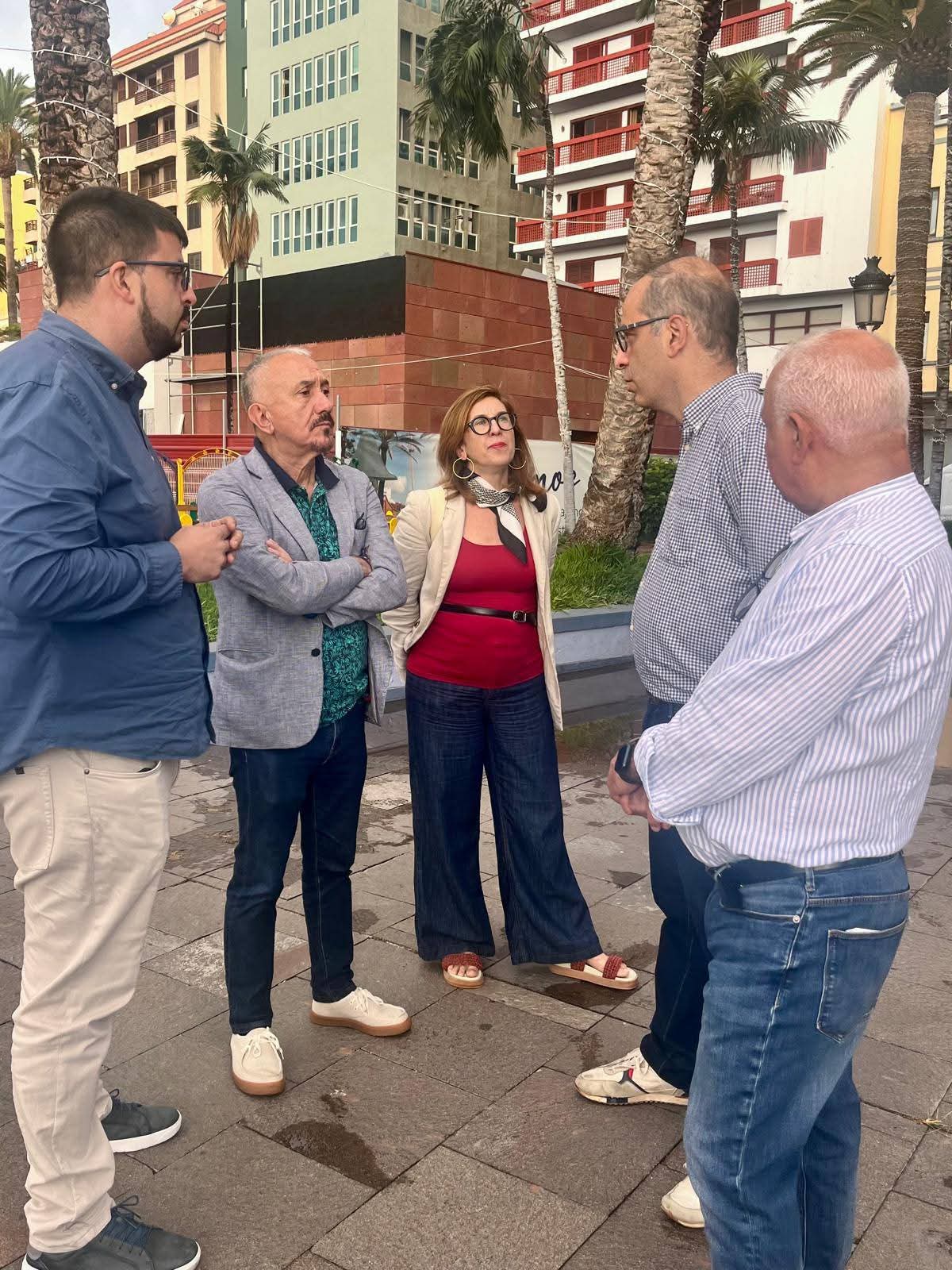 VISITA A LA PALMA DEL SECRETARIO GENERAL DE UGT
