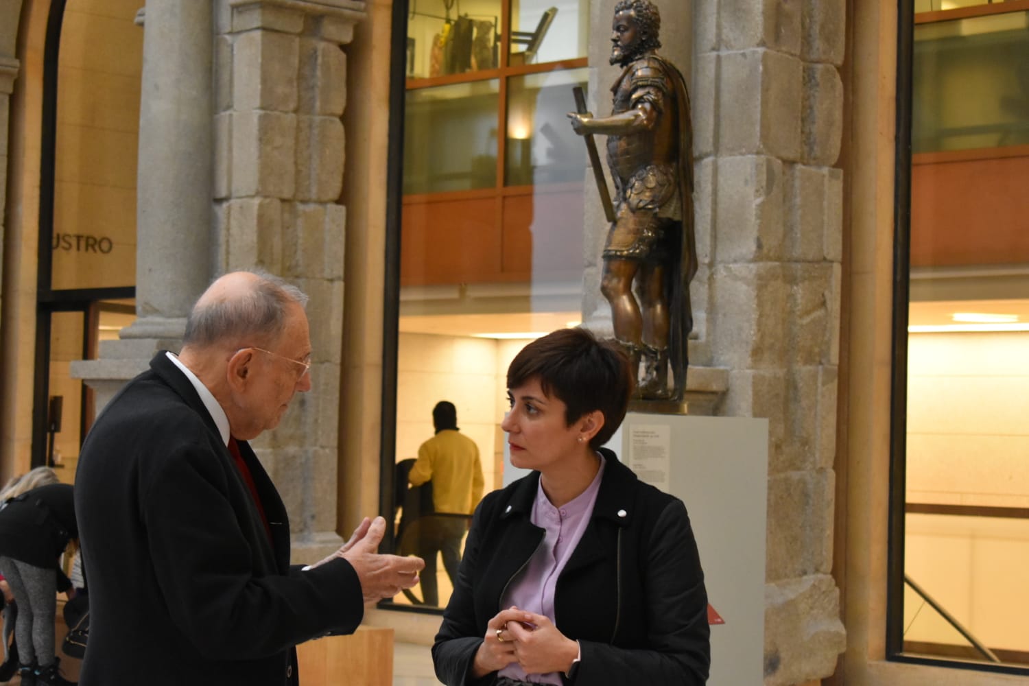 Isabel Rodríguez visita el Museo del Prado y se reúne con el presidente del Patronato Javier Solana