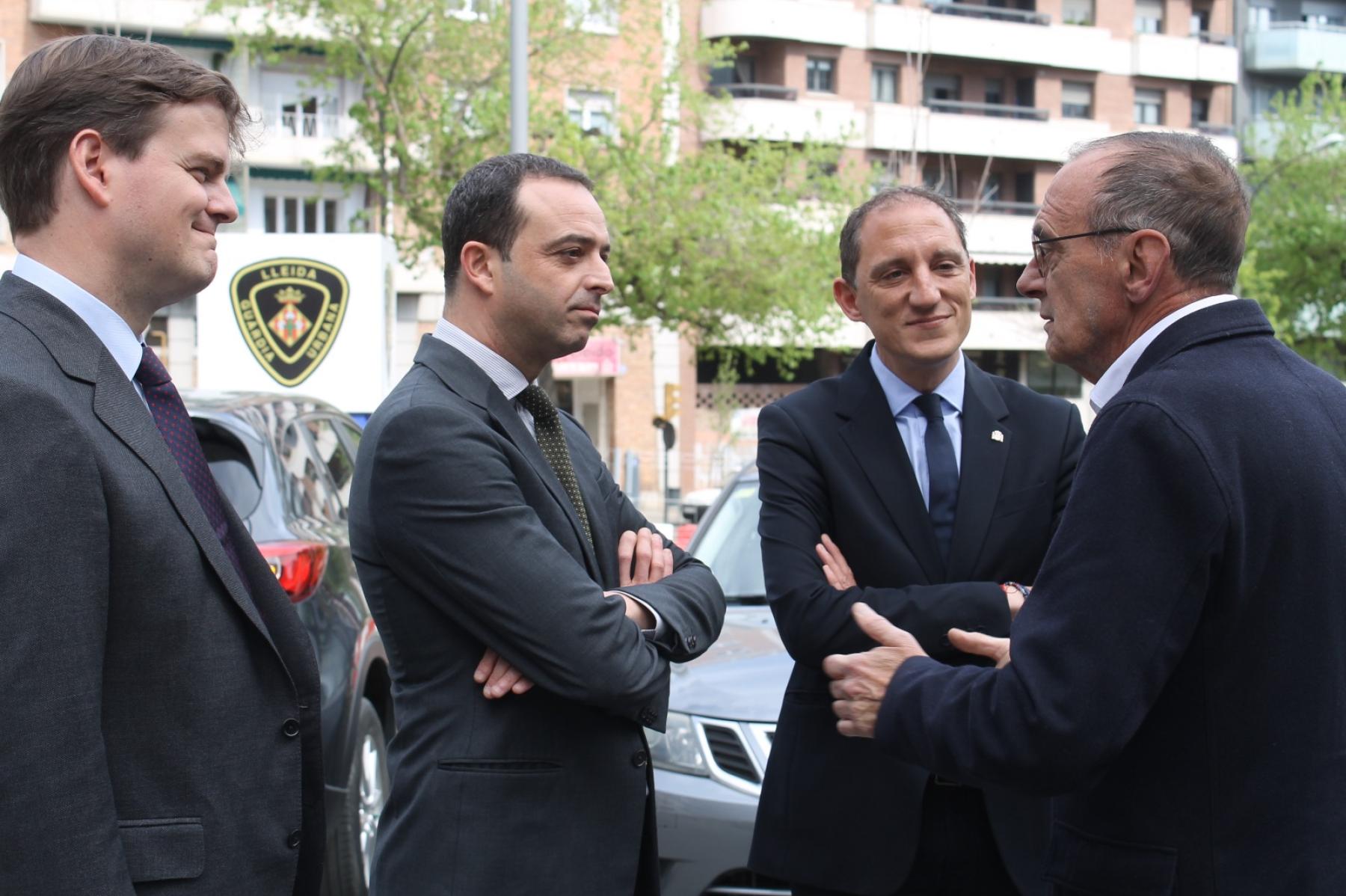Visita del secretario de Estado de Política Territorial a Lleida