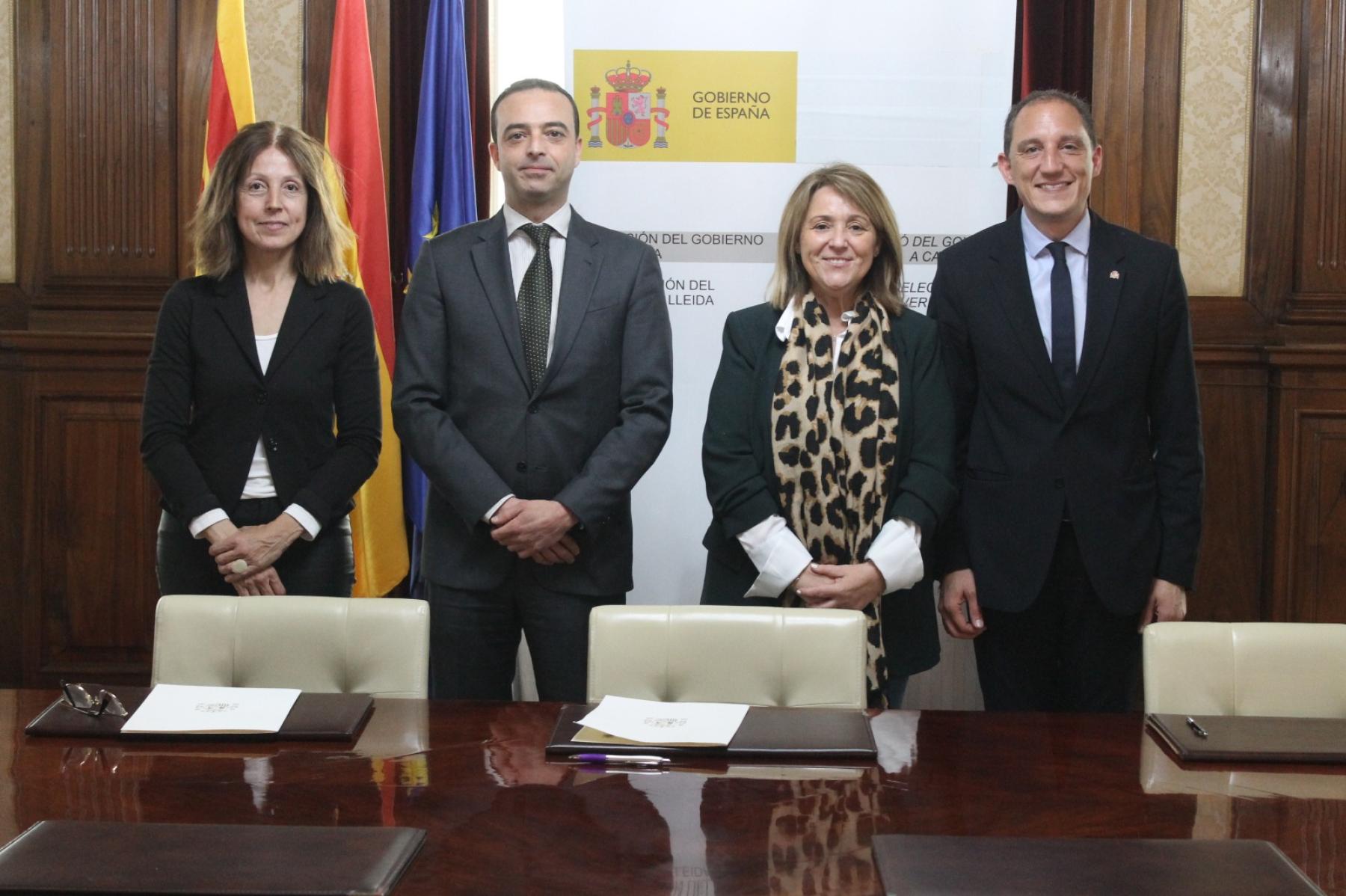 Visita del secretario de Estado de Política Territorial a Lleida