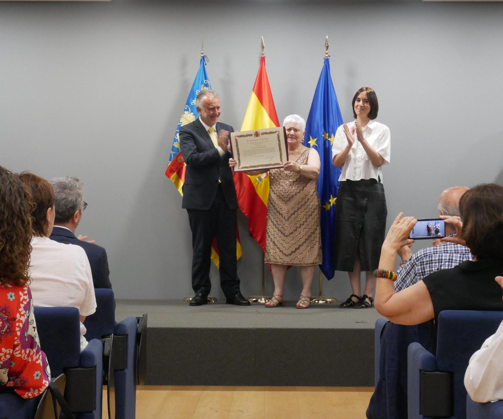 Acto de recuerdo y homenaje a las víctimas del franquismo en Valencia
